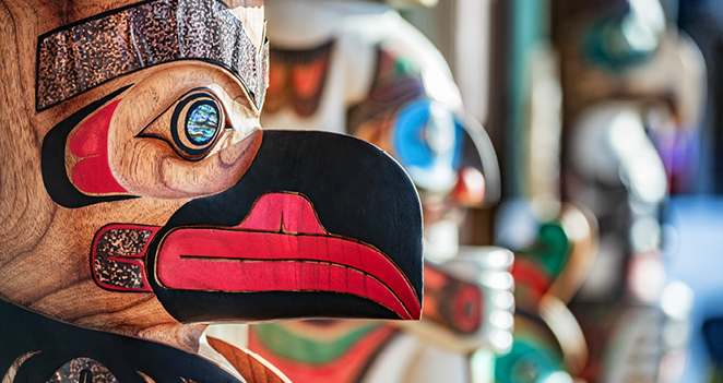 Totem Polls in Alaska